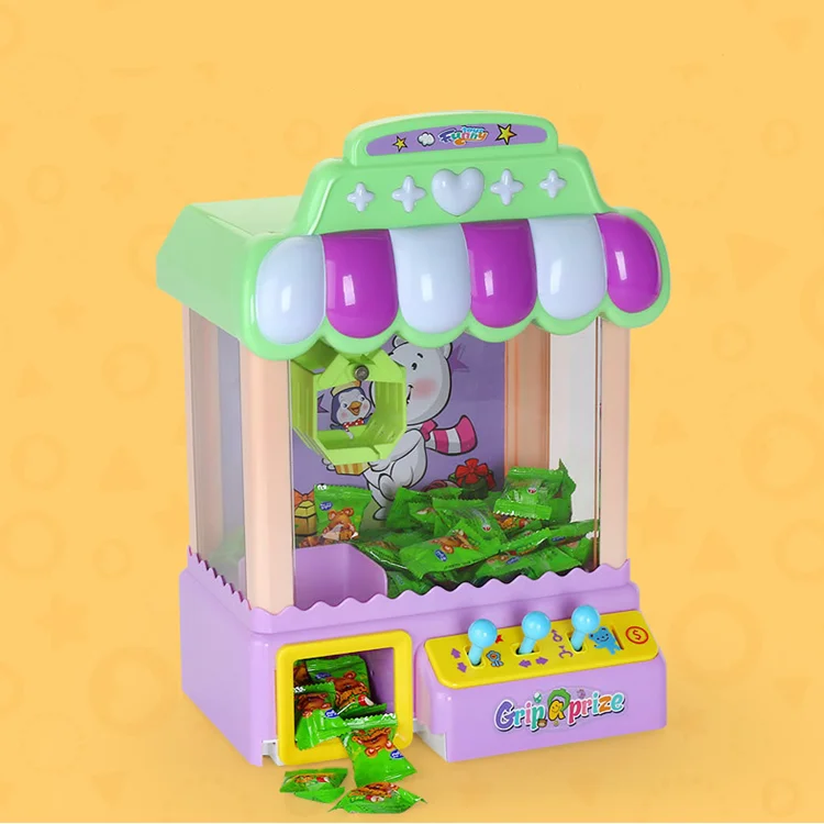 
Hot sale high quality educational children toys game mini claw machine with usb cable 