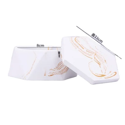 Original design simple Nordic style concrete stainless steel factory direct sales cement ashtray