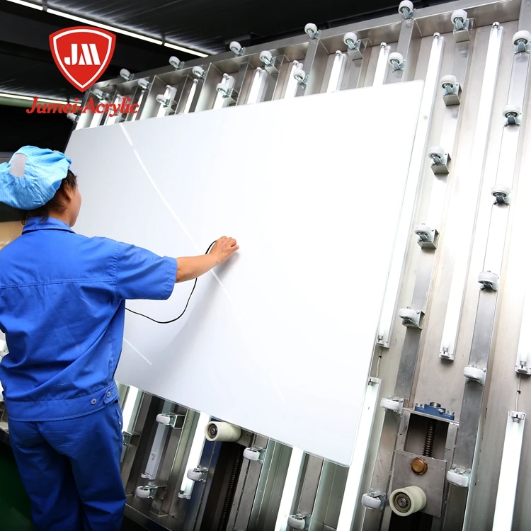Jumei High Quality White Acrylic Sheet for Making Sanitary Ware Bathtubs