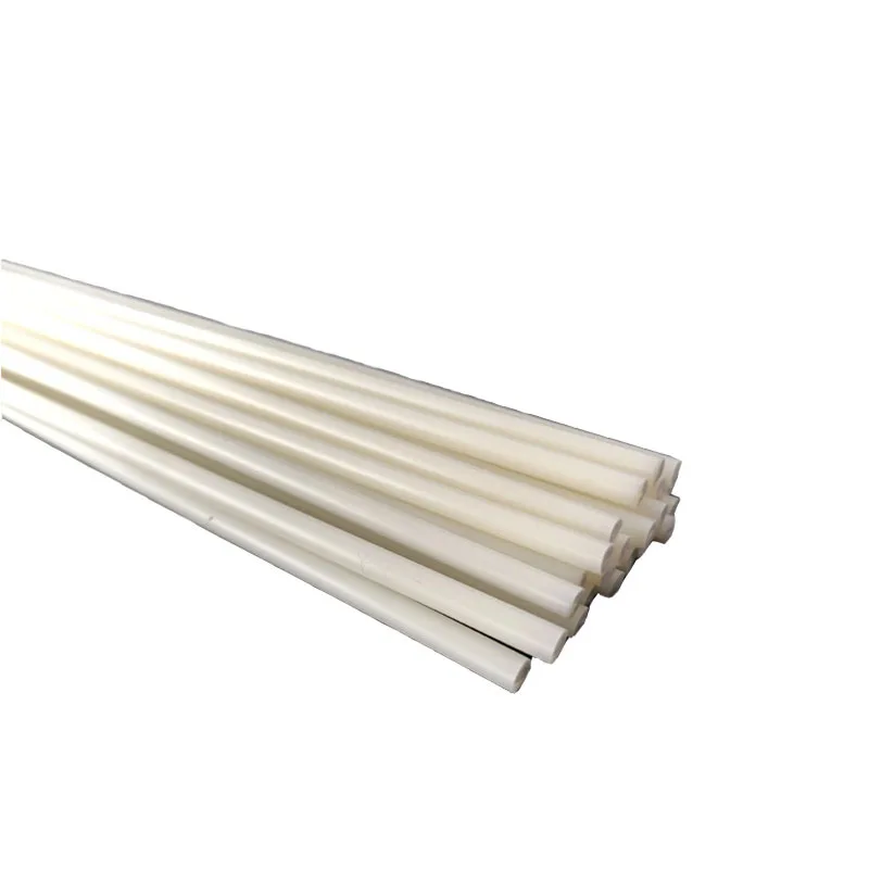 Extrusion Milky white polypropylene rod hard PP plastic bar Nylon rods Straight rod for toys