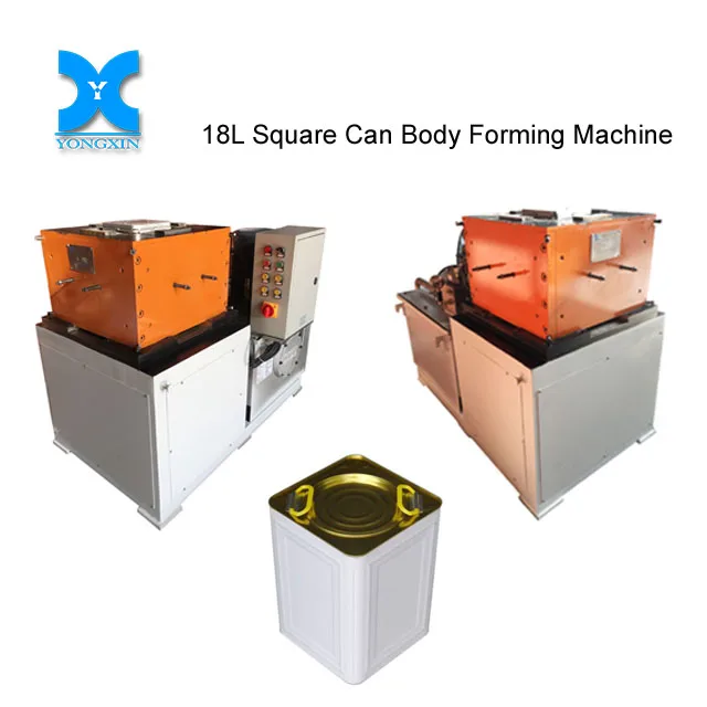 Automatic Big Olive Oil /Palm Oil Rectangular Can / Square Can Machine