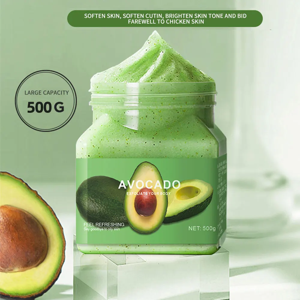 New Exfoliation Organic Body Scrub Sea Salt Fruit Natural Whitening Body Care Scrub