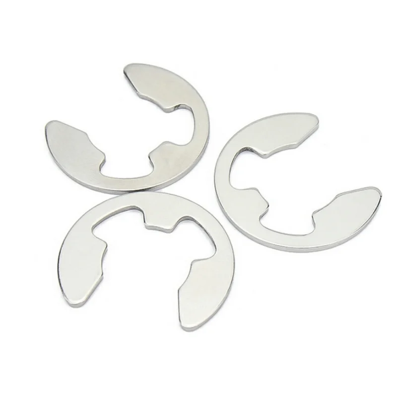 18-8 Stainless Steel INOX SS SUS 304 316 316L A2 A4 70 80 E Clip Retaining Ring For Bores For Shafts DIN471 DIN472 DIN6799