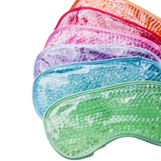 High quality Reusable biocellulose hydrogel sleeping eye mask with ice gel