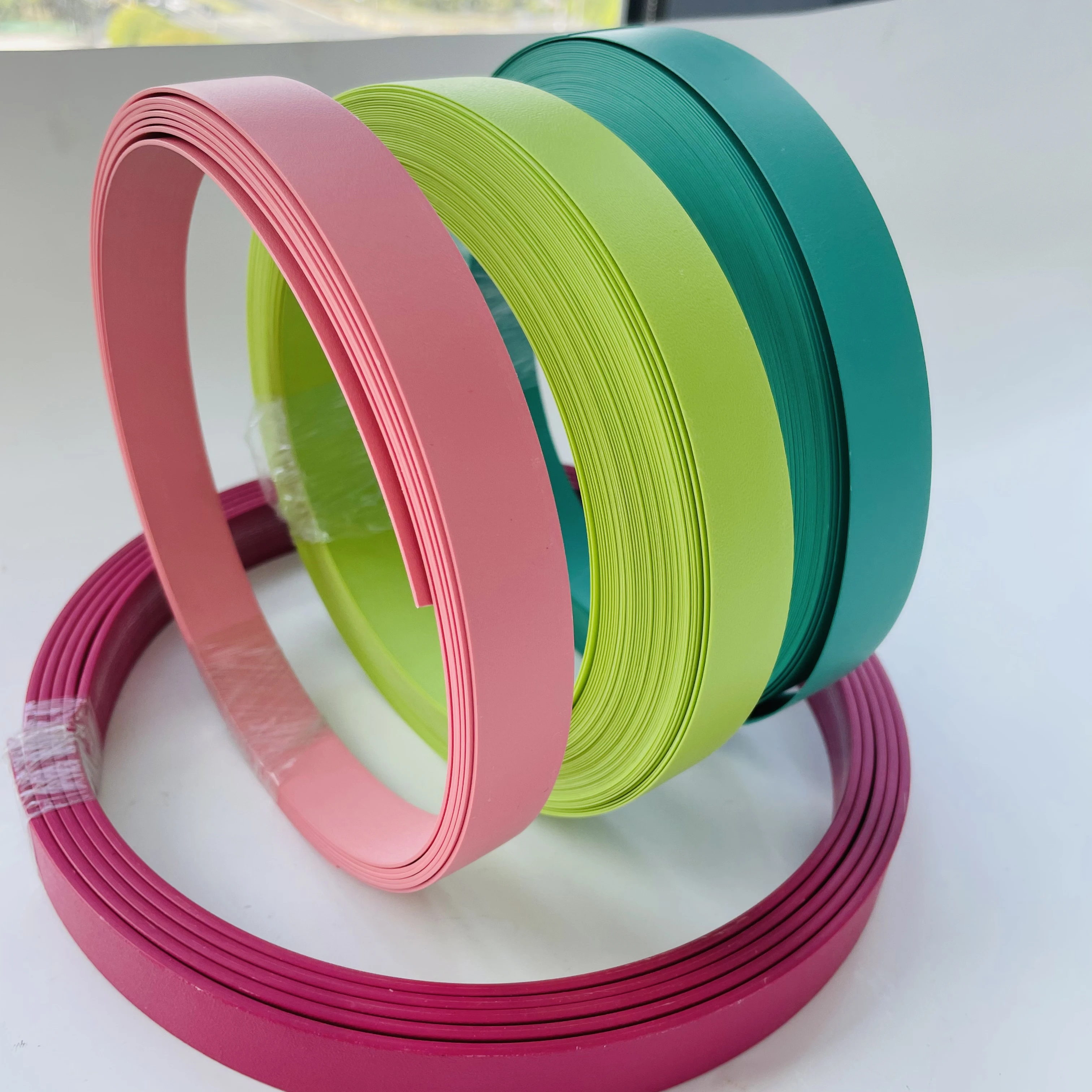 Colorful PVC edge banding ABS edge rolls for cabinet panels from China manufacture
