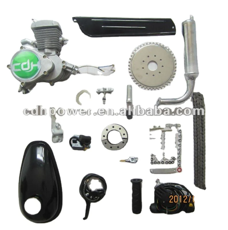 Latest 4 cycle Motorized gas bicycle /Gas bicycle engine kit/gas bike engine kit CDH 80CC
