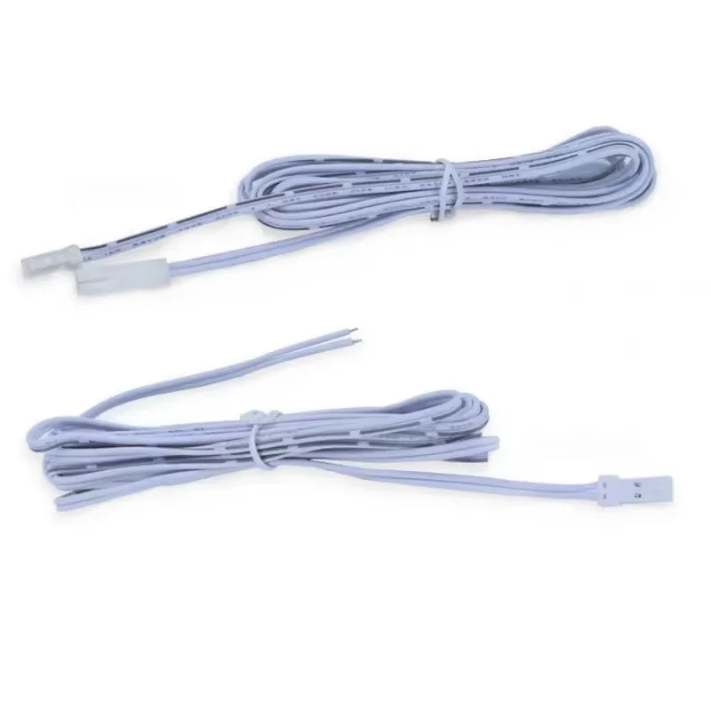 white black 2Pin male to female cable connection cable LED/COB cabinet wardrobe light DuPont wire cable connector