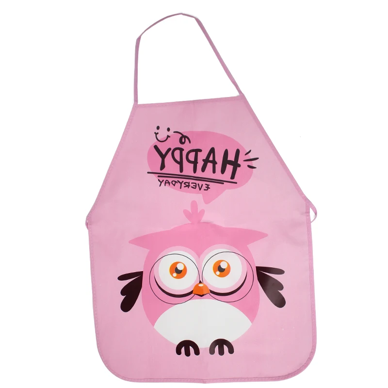 Adjustable Custom Print Logo Design Cotton Polyester Pure Color  Cooking Food Man Women Garden Bib Chef Kitchen Apron