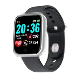 2020 Smart Watch Y68 Men Women Blood Pressure Heart Rate Waterproof Tracker Sport Clock Watch Smart D20 For Android IOS