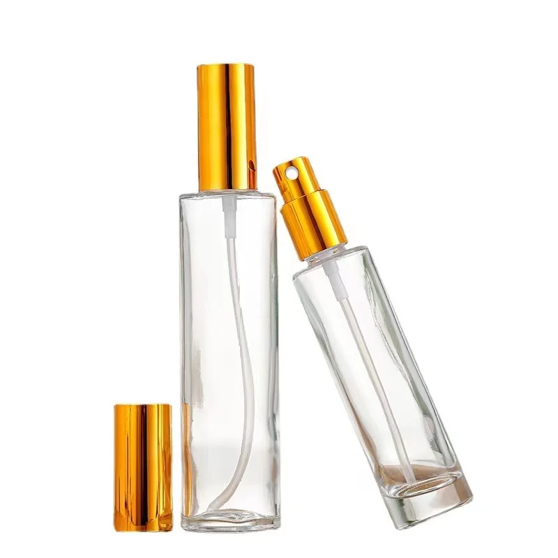 Wholesale Square Round Thick Bottom Perfume Glass Bottle Roller 30ml Roll on Bottle for Essential Oil