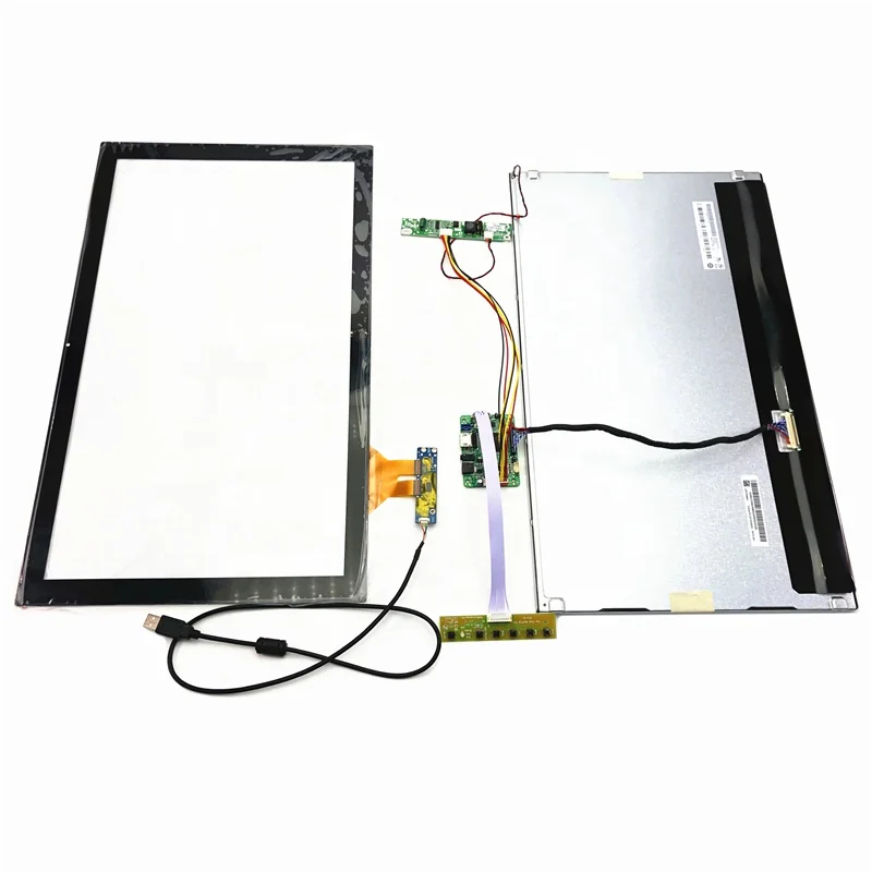 Плата контроллера ЖК RTD2483 V1.0 Сигнал LVDS с емкостным сенсорным экраном 21 5 дюйма поддержка