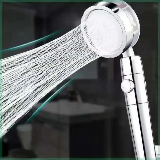 High Quality 360-Degree Turbocharged Shower head High Pressure Water Saving Spray Gun Disassembly Shower Head