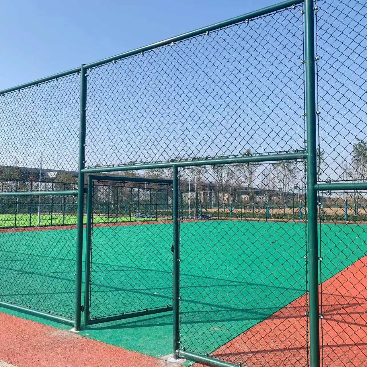 Hot dipped galvanized 9 gauge chain link fence farm chain link fences heavy duty