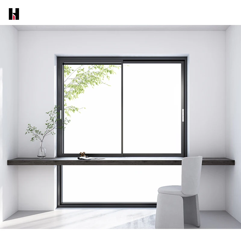 Modern Design Professional Aluminum Doors & Windows System Solution Sliding Window with Noise Reduction Broken Bridge Provision