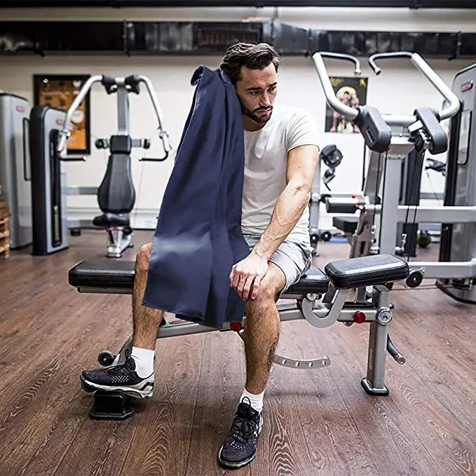 Quick Dry Super Absorptions Suede Printed Sport Workout Fitness Microfiber Sports Gym Towel