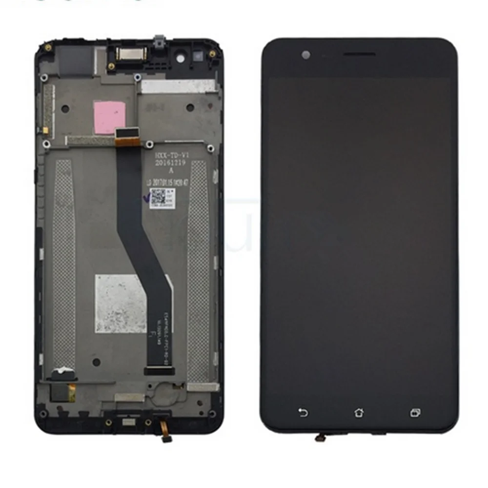 Оригинальный сенсорный экран ЖК-дисплей для ASUS Zenfone 3 zoom ZE553kl рамка ЖК-сенсорный экран дигитайзер Замена полная сборка