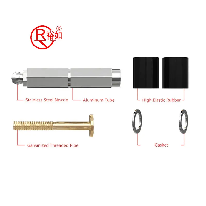 Yuru Roof Waterproof Grouting Injection Packer A20 Aluminum Injection Packers