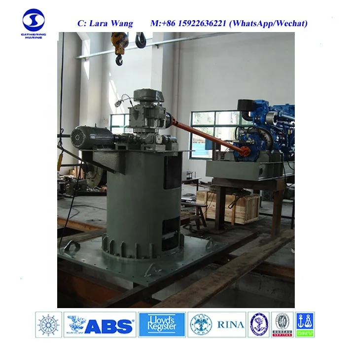 Marine Boat Propulsion System Rudder Propeller Deck Installation Azimuth Thrusters