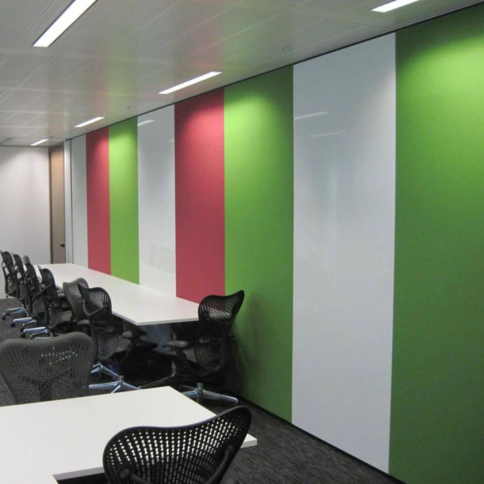 Training center collapsible movable wall interior folding removable doors acoustic room divider