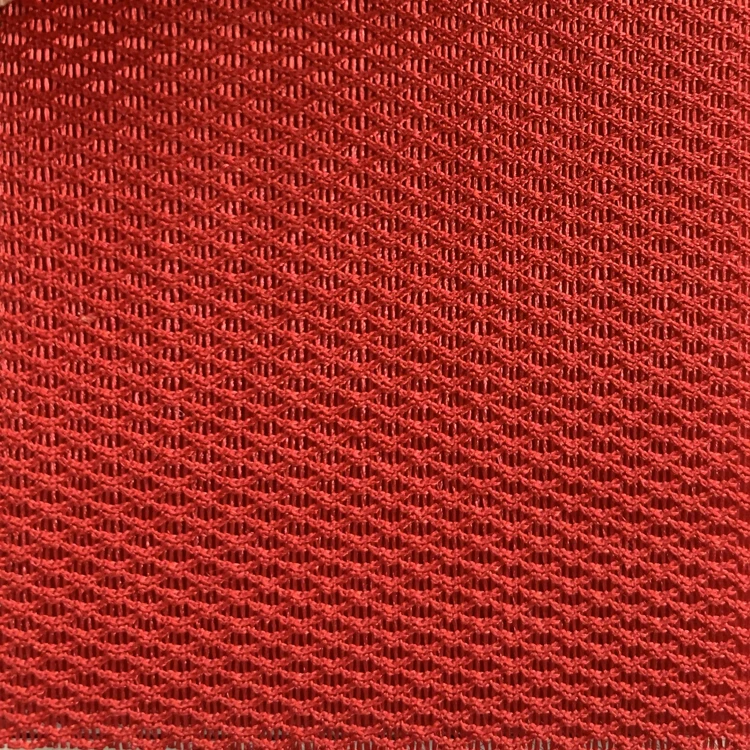 Tela de malla negra hecha punto deformacion 3D del aire del poliester / de nylon para el pano de malla de alambre de los zapatos