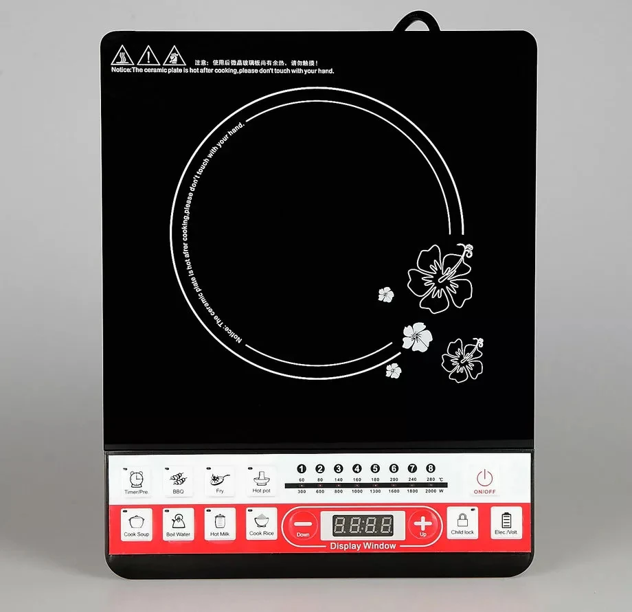 2200w Low Price Durable Electric Cook Top Temperature Sensor Plate Smart Mini Induction Cooker