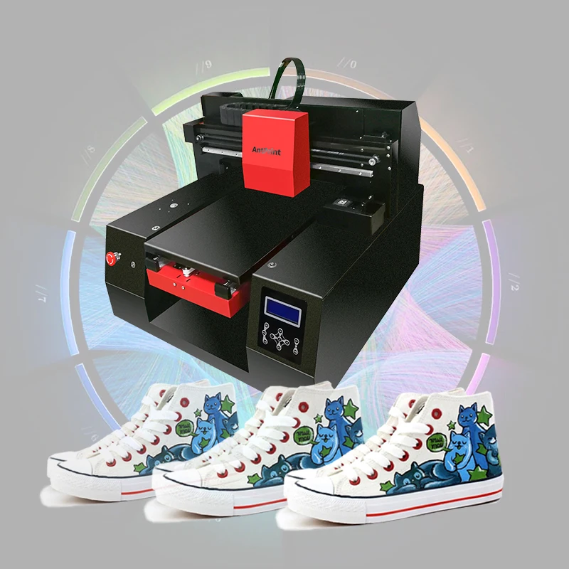Double heads XP600 12 color channels canvas shoes Printer dtg printer for shoes Heat press machine