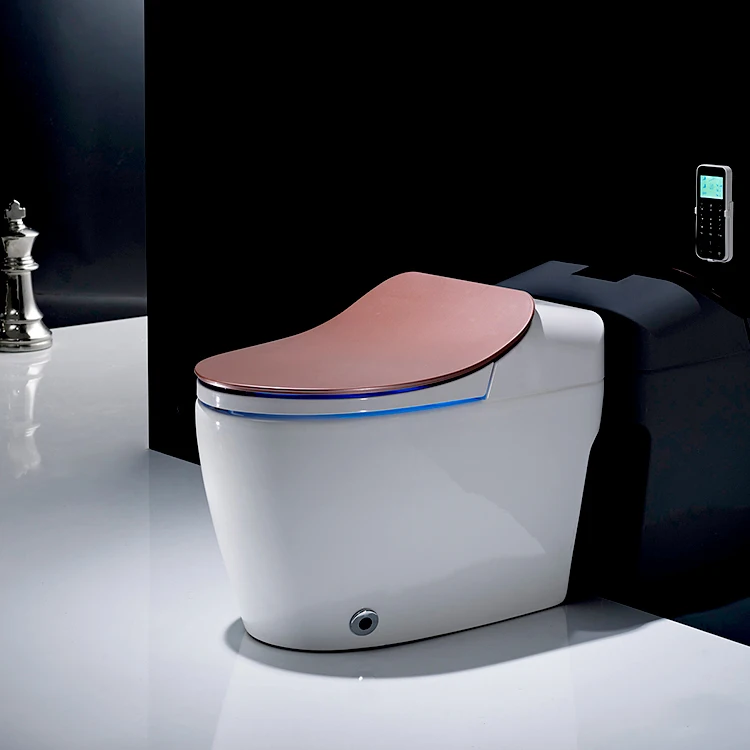 Luxurious china guangdong color ceramic bidet sanitary ware smart intelligent toilet