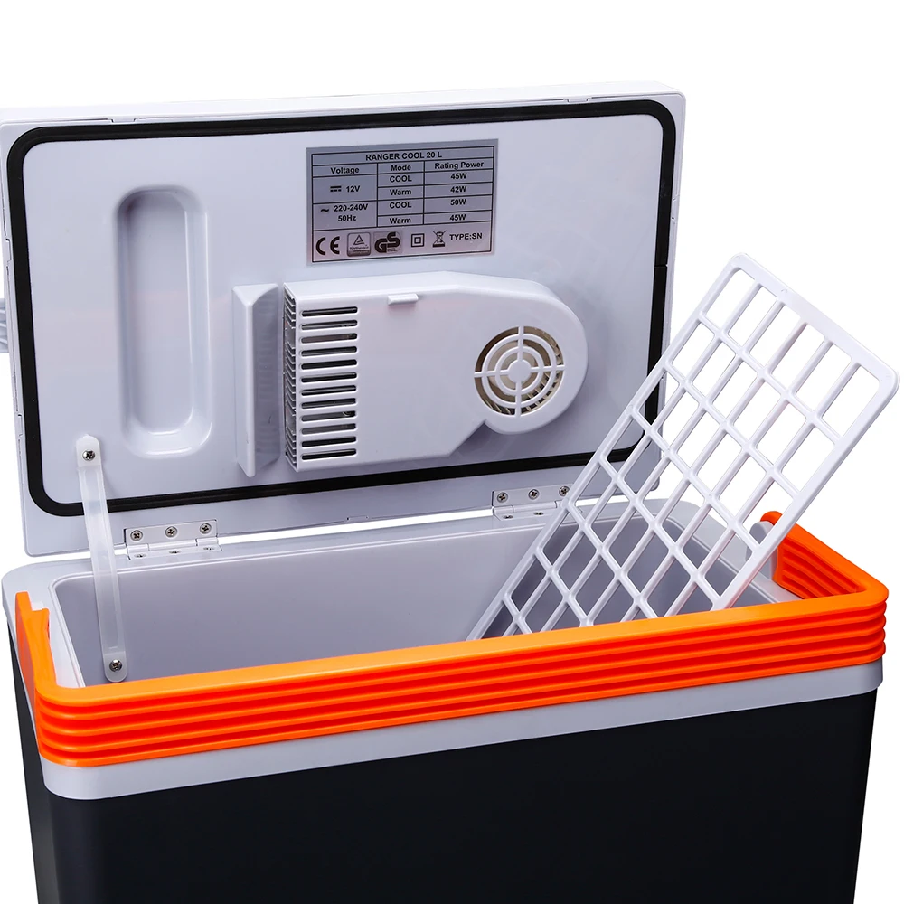 20l Mini Fridge Refrigerator 12v Home Portable It Can Be Hot Or Cold Hand Handle Camping Travel Outdoors