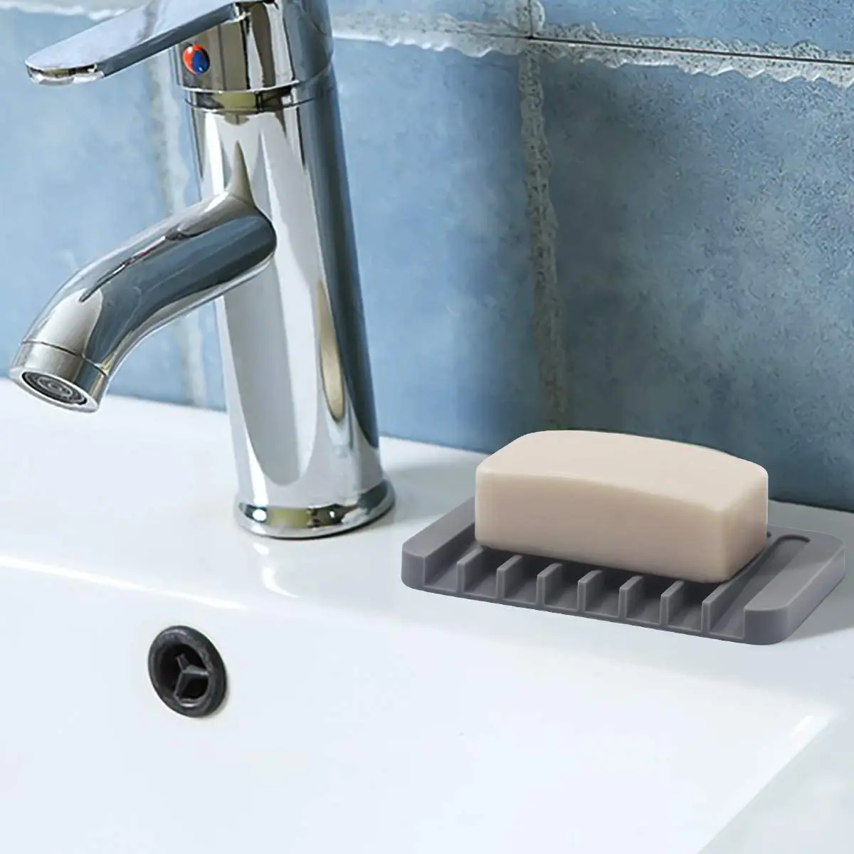 Custom Wholesale Washing Drain Soap Dish for Bathroom Kitchen