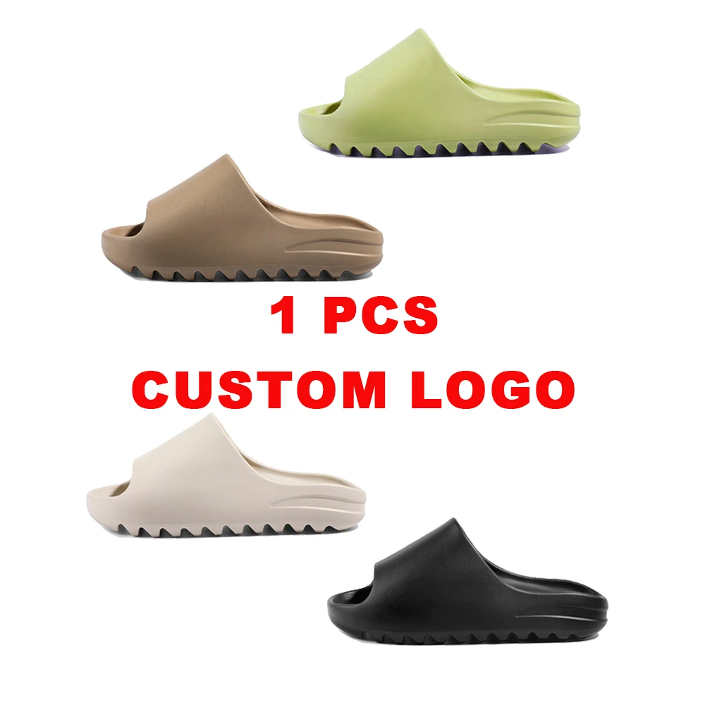 Low MOQ Custom LOGO 4CM Chinelo Slides Man Male EVA Platform Massage Causal Bathroom Slippers Soft Home Slide Slippers For Man