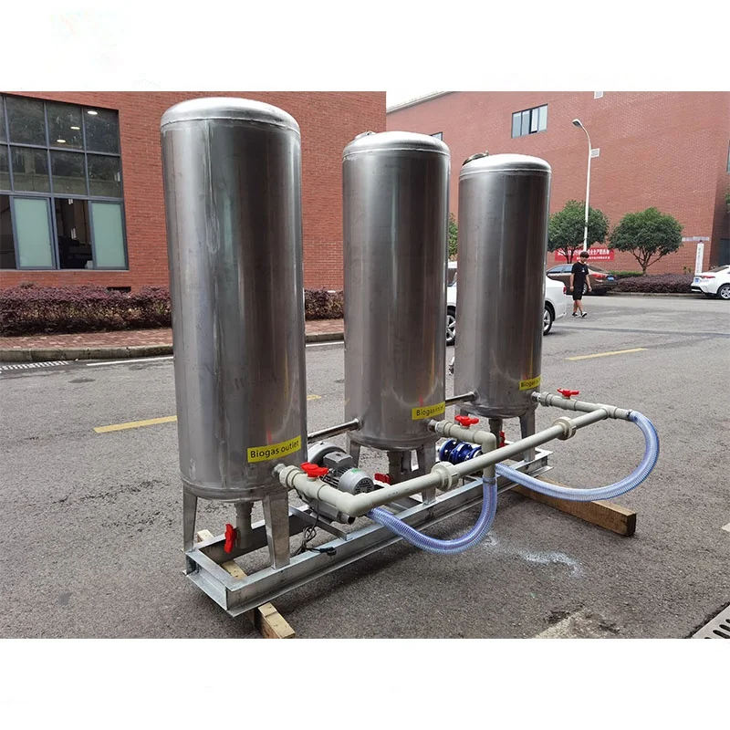 Factory Supply Biogas/Methane Scrubber H2S Remove Biogas Purification System