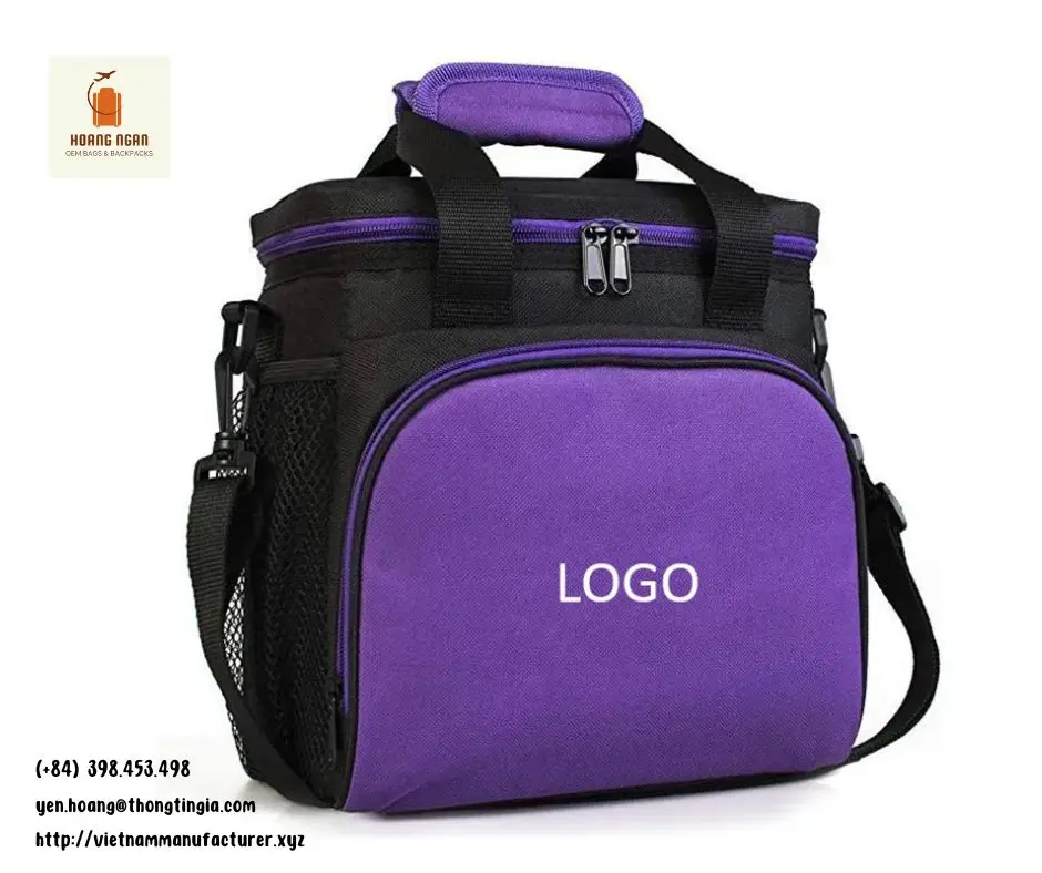 Custom Hot Sale Picnic Thermal Insulation Lunch Bag Made in Vietnam