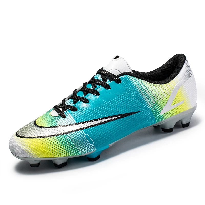 2021 Latest Sale Men FG & TF Cleat Pu Upper Football Boots Soccer Shoes