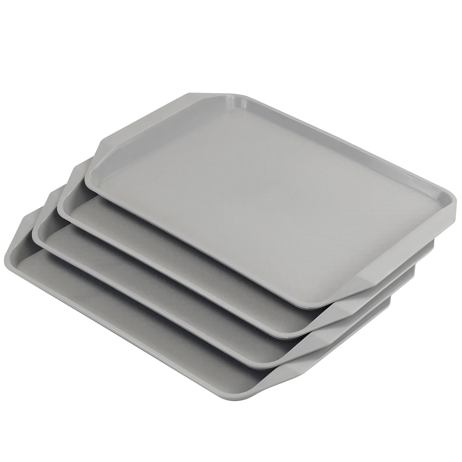 Пластиковая прямоугольная длинная тарелка с