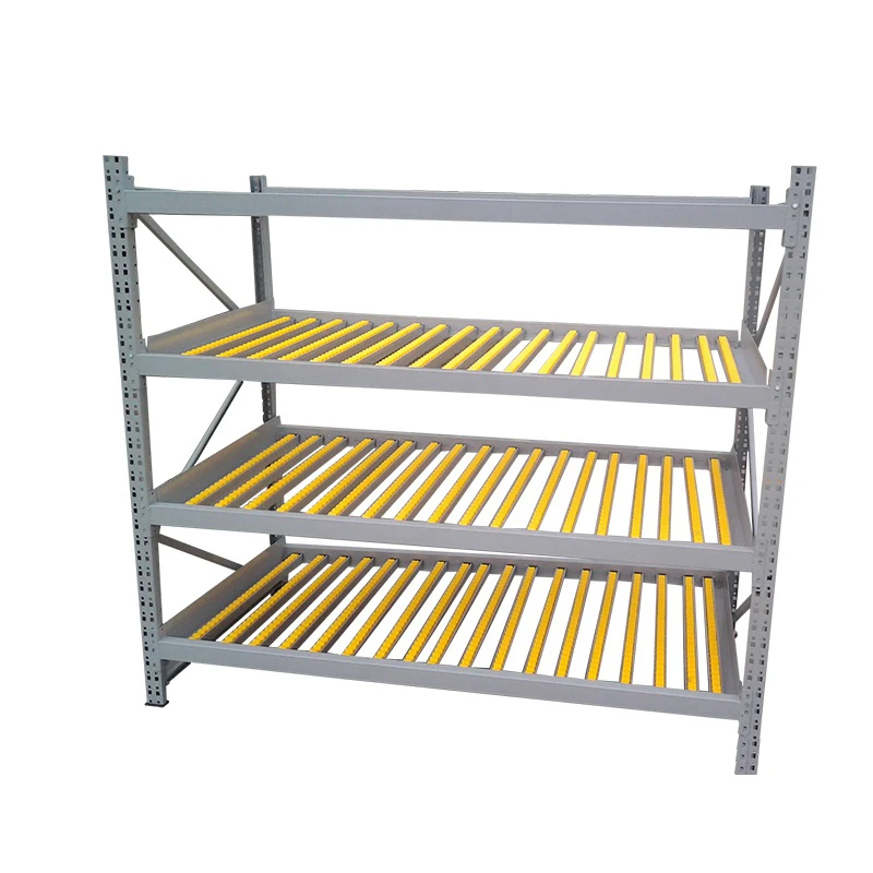 Peterack Warehouse Roller Shelves Shelving Flow-Through Racking Dividersflow roller rack