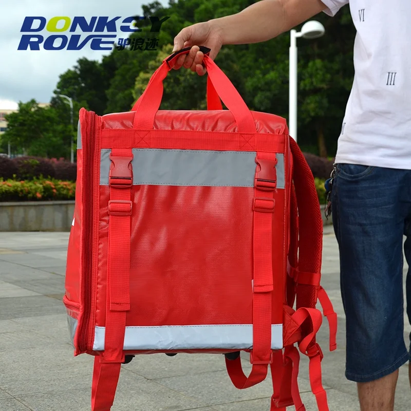 2020 Wholesale 500D waterproof fabric insulation  food distribution backpack Cooler Bag (62304132383)