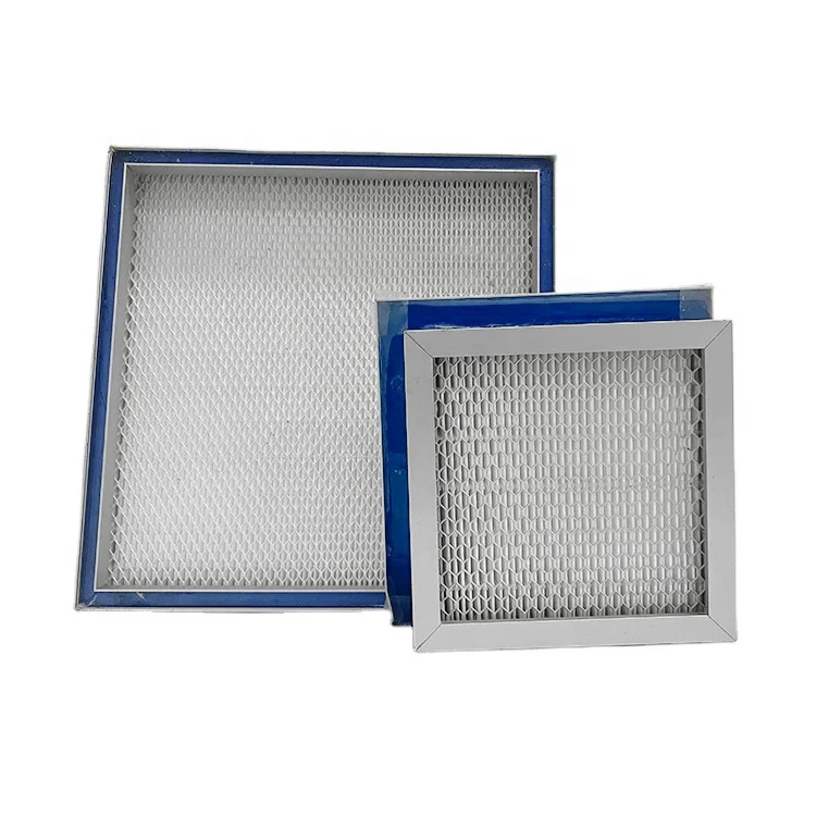 Fluid Gel Seal Style mini pleated no leakage, Delicate aluminum alloy frame, Mini-pleated HEPA air filter