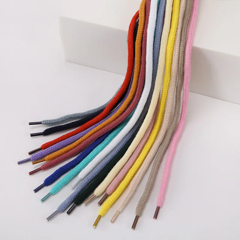 Solid Braided Fashion Weave Garment Accessories Cotton Rope Drawstrings