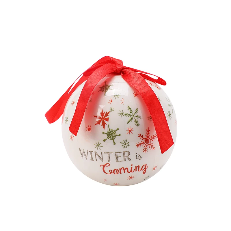 Wholesale Custom Size/pattern Christmas Tree Decorations Balls Plastic Foam Christmas Ball