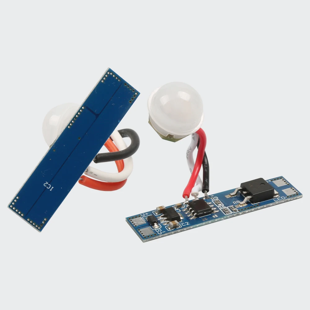 LED light with 8A mini PIR human inductive control sensor switch module is applicable to the corridor