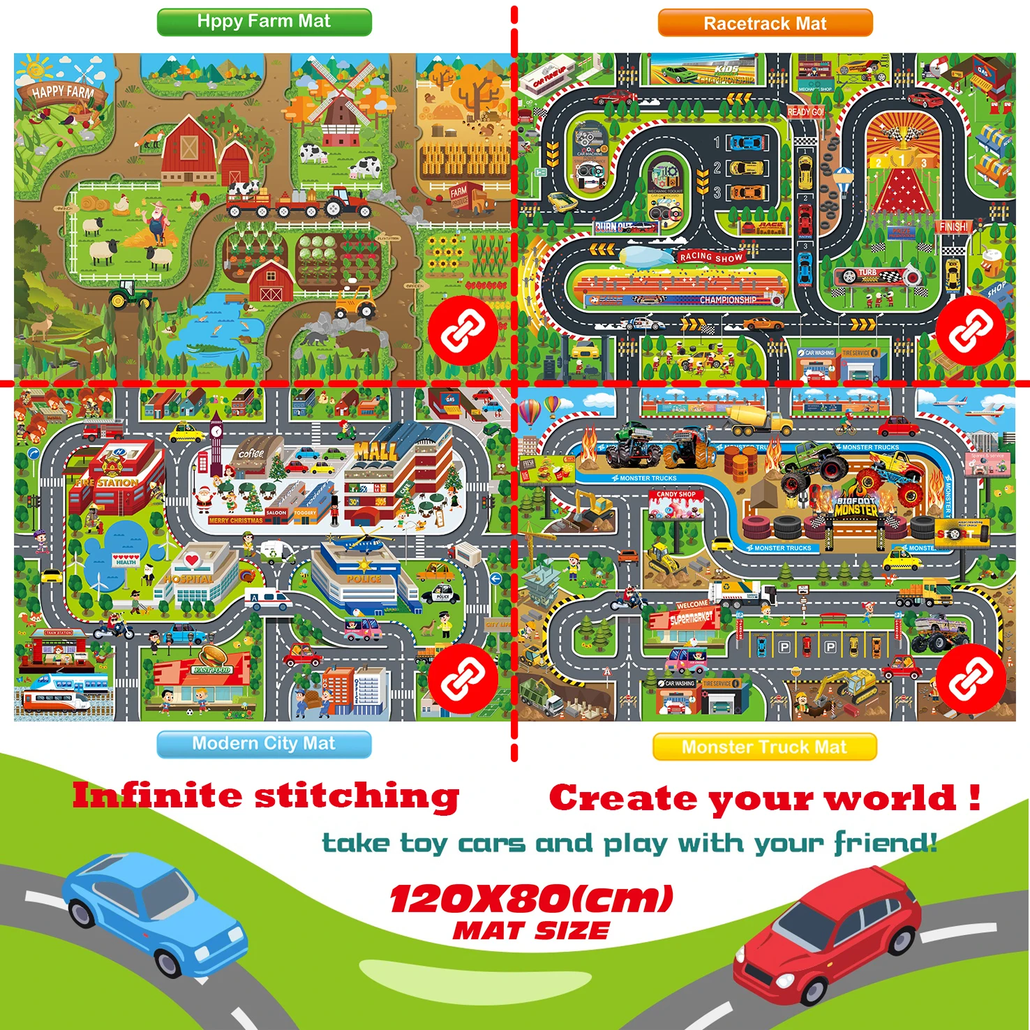 Sunq Manufacturers Wholesale Customized Carpet Good Quality Gaming Mat Kids Baby Folding Play Mat