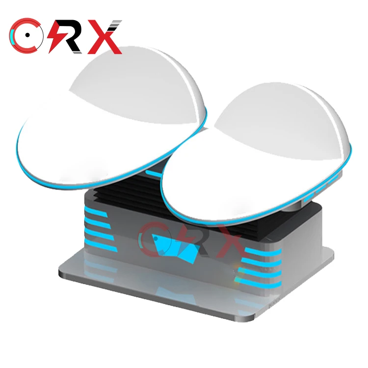 Amusement Theme Park 2 Players Slide Motion Chair 9d Cinema Virtual Vr Skiing VR Sliding Simulator