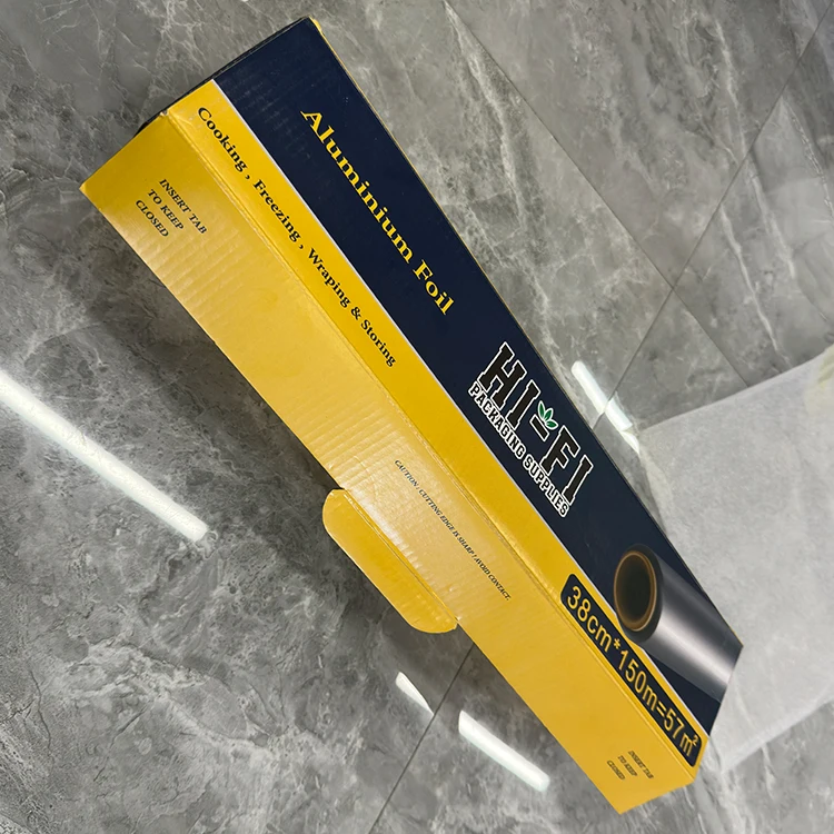 High Quality Biodegradable Eco-Friendly Oem Accepted Kitchen Catering Aluminum Tin Foil Household Aluminum Foil roll