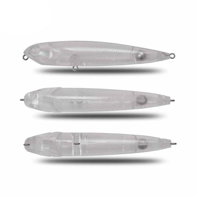 custom stick bait lures pencil swim bait lure long casting unpainted pencil fishing lure blanks