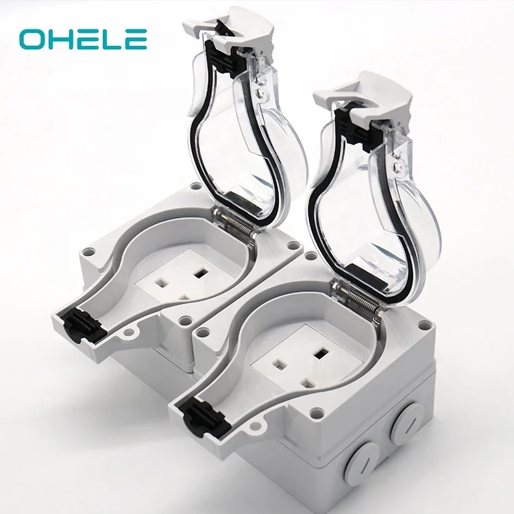 UK type IP66 waterproof wall switch and socket