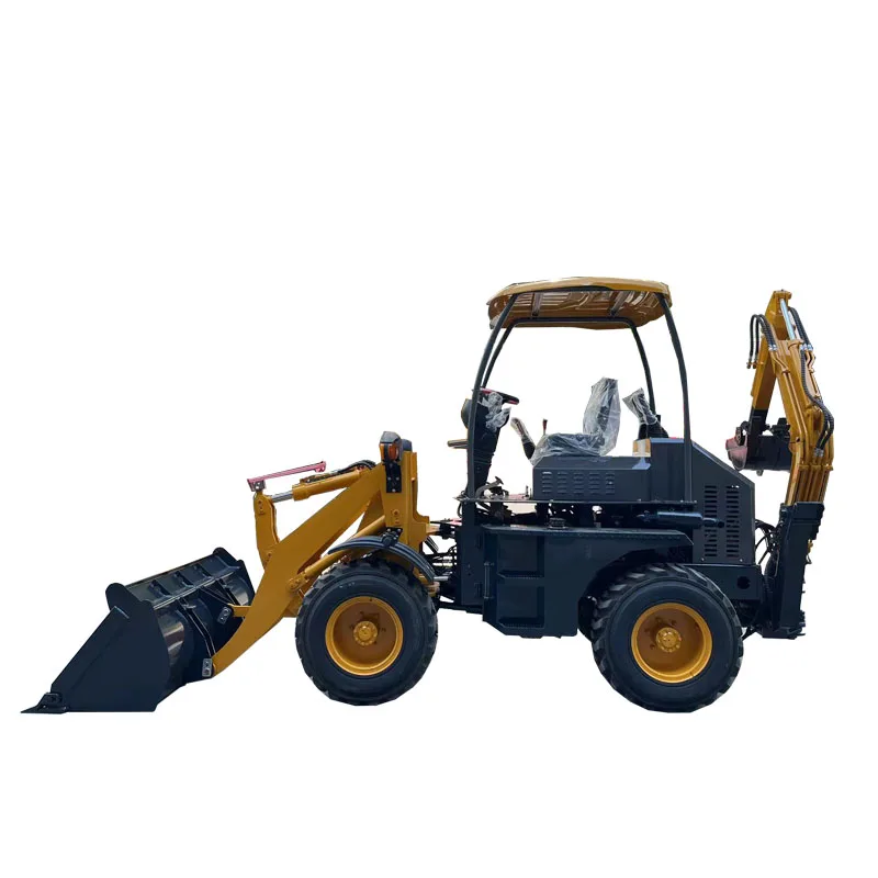 New Backhoe Loader Backhoe Loader China Small Wheel Mini 4x4 Tractor Excavator Digger Backhoe Loader