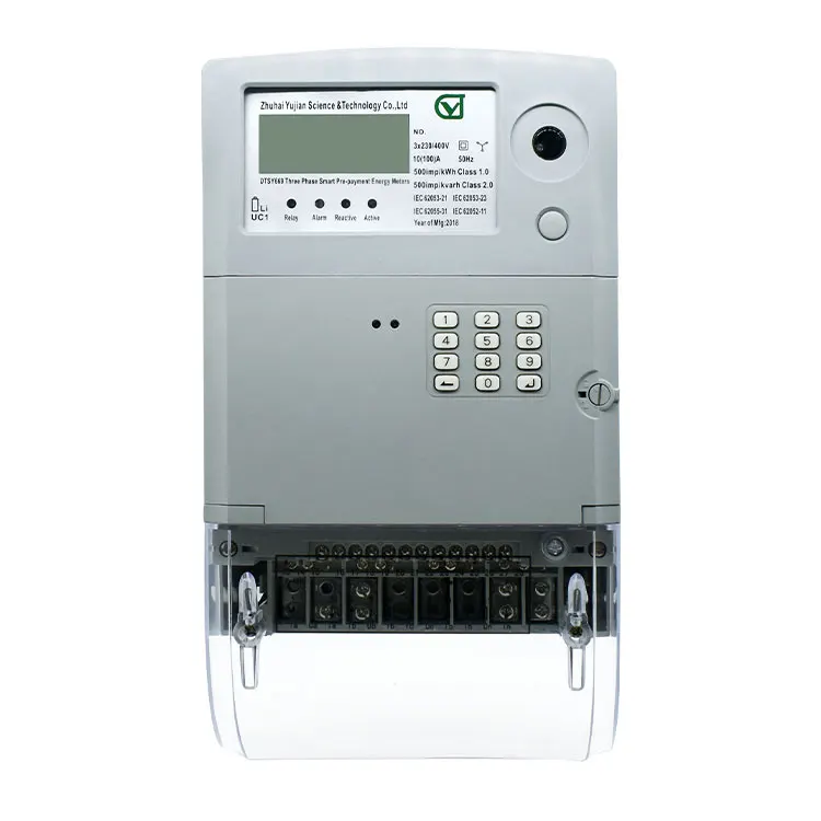 Three Phase Four Wire Keypad Digital Electronic Power Prepaid Meter