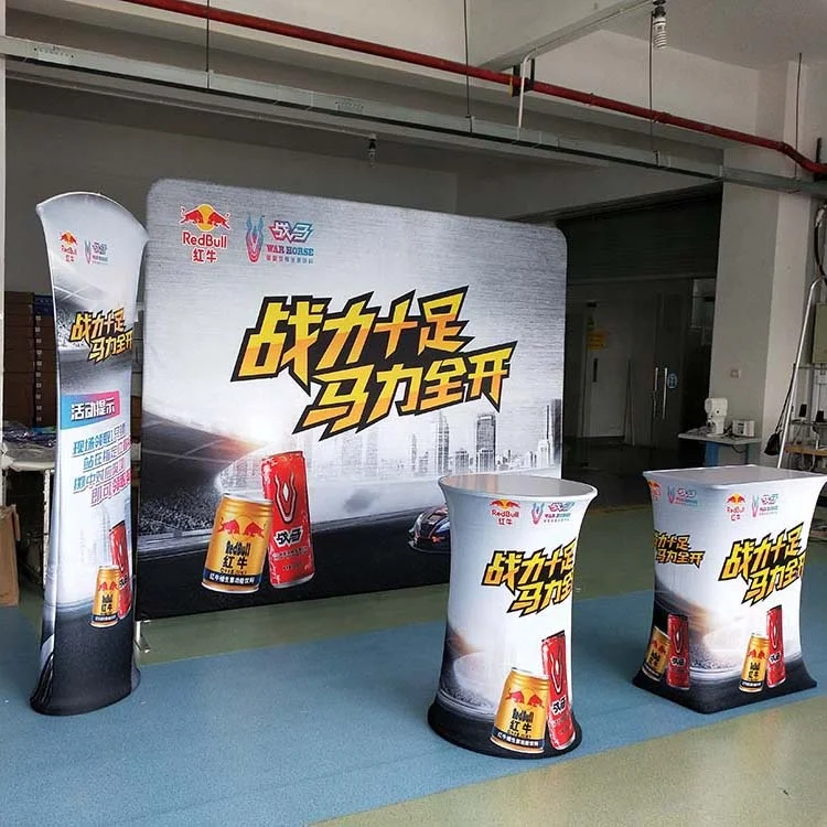 Polyester Outdoor Tension Fabric Display Exhibition Booth Stand 3x3