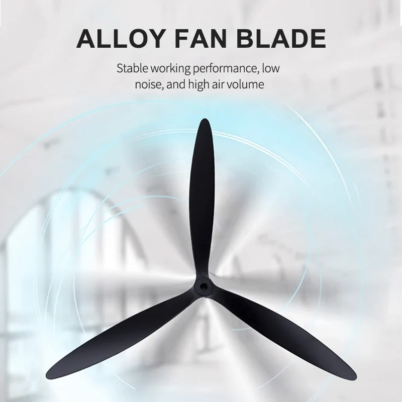 26 Inch 200W 3 Pcs Aluminum Blades Metal Cross Base Metal Stand Fan for Workshop