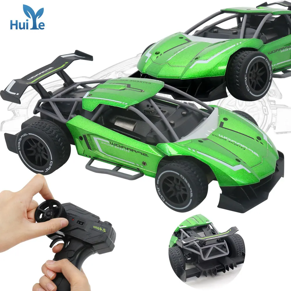 Huiye radio remote controlled electric car toy 1:16 electronic racing rc fast mini for kids hobby